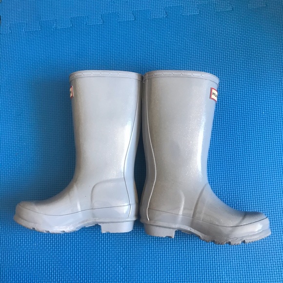 Hunter Kids Original Starcloud glitter Boots - Picture 4 of 11